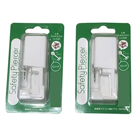 Safety Piercer (Medical Stainless Steel) 16 Gauge 0.1 inch (3 mm) June Alexandrite Binaural