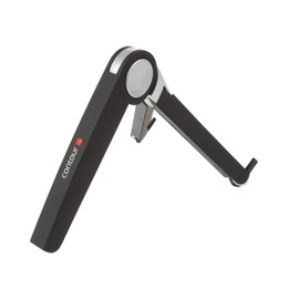 Contour Laptop Stand, Lightweight, Foldable Notebook Stand, Ergonomic, Compatible with Laptops up to 17 Inches, Holds up to 4.9 kg, Aluminium