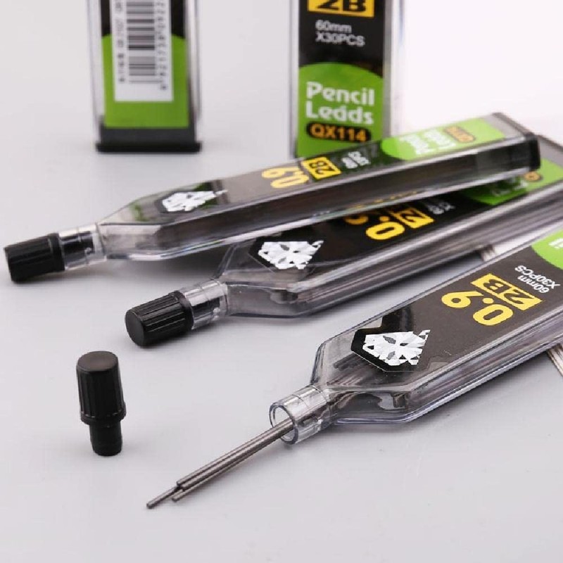 Mechanical Pencil Leads, 0.9mm 2H Pencil Refill Lead, Break Resistant