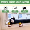 Evelots Under Door Cat Draft Stopper - Weighted - Keep