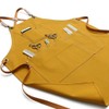 Jeanerlor Cotton Canvas Stylist Apron With Pockets Water-Resistant Tool Aprons
