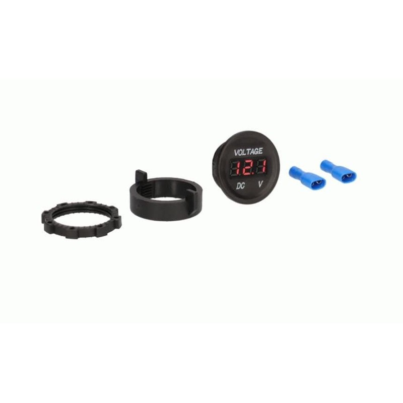 InstallBay Mini Voltage Meter W/Hardware - Retail Pack
