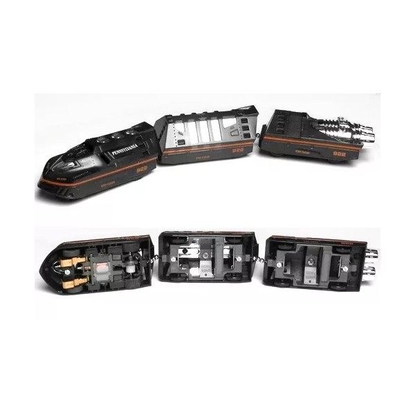 TYCO 1989 TYCO 440-X2 Wide Pan PENNSYLVANIA TURBO 3pc TRAIN