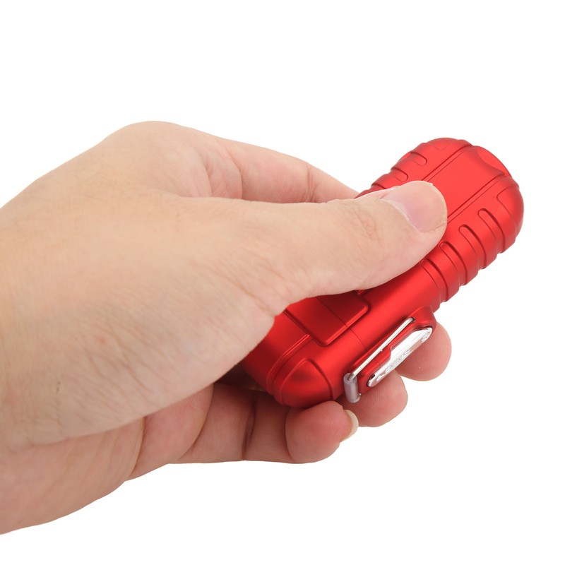 Outdoor Double Arc Electric Lighter Portable Waterproof Flashlight Lighter Charging