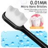 VEGOLS Adult Extra Soft Toothbrush with 20000 Soft Bristles, (Pack