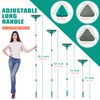 JEHONN Wall Cleaner Mop with Long Handle 82 Inches, 3-in-1