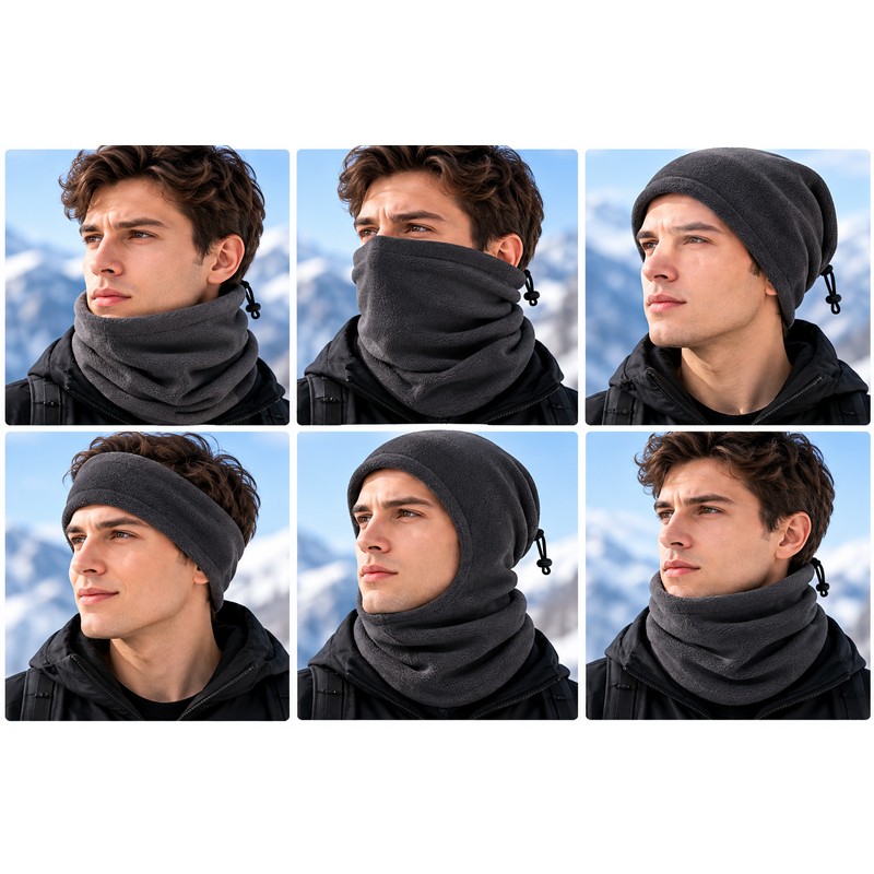 Winter Neck Warmer Face Mask for Men & Women –