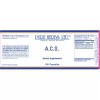 Pure Herbs: A.C.S. (All Cells Salts) - 150 Capsules, 400mg.
