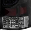 Spec-D Tuning Black Housing Clear Lens LED Tail Lights Compatible