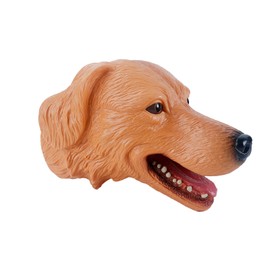 Andux Animal Hand Puppet Realistic Soft Rubber Interactive Role Play Hand Puppet Toys DWSO-01 (Labrador)