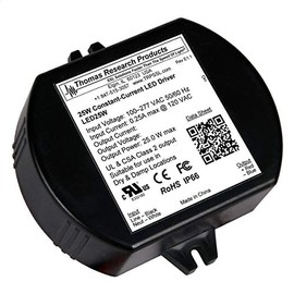 Hubbell LED 25W-40-C0620-D Constant Current Driver, dimmable