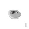 Geesatis 2 Pcs Round Flush Finger Pulls Recessed Cabinet Pull