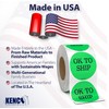 Kenco 2" Circle Inventory Control Stickers for Shipping and Inventory