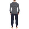 Sykooria Long Men's Pyjamas with Cotton Cuffs, 2-Piece Pyjamas with
