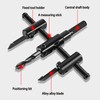 Circular Cutter Wood, 30-200 mm Hole Cutter Adjustable Hole Saws