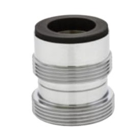 Cache Faucet Adapter Converts Threads Take Standard Female Aerators Chrome Plated Brass 5 Size Options (13/16")