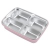 Lunch Box 4 Compartments 304 Stainless Steel Tableware Portable Lunch