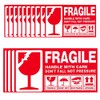 112 PCS Fragile Handle Warning Adhesive Label with Care Keep