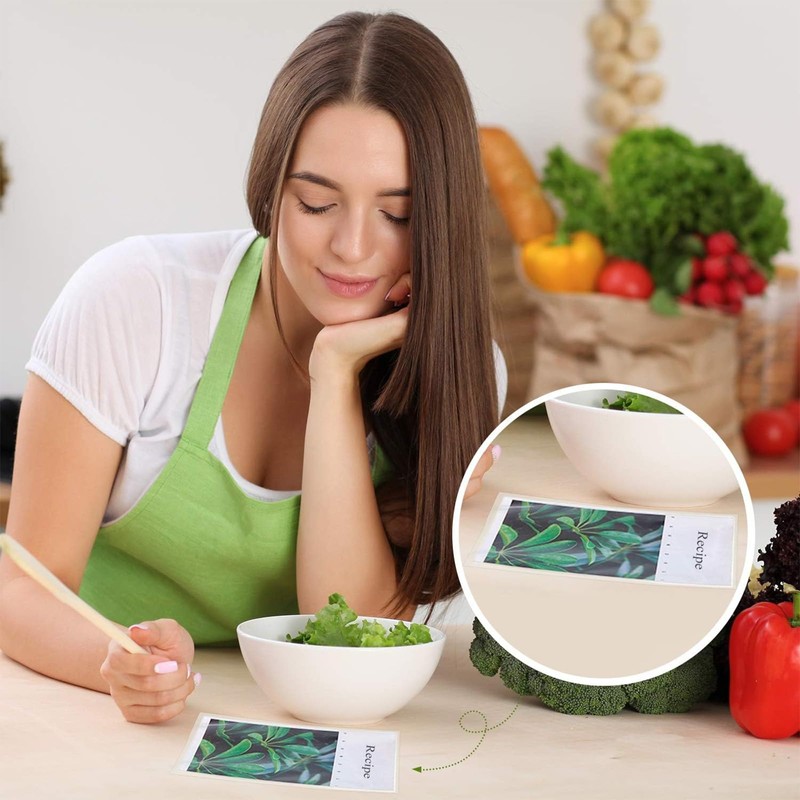 Boao 200 Pcs 4 x 6 Inch Recipe Card Protectors,
