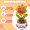 YUXIYAN Positive Sunflower Lovers Crochet Gifts for Women Men Mom