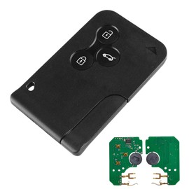 Heart Horse 3 Button Car Key Shell Remote Control Key Case Compatible with Megane 2 Clio 3 Scenic 2 with 433 MHz PCF7947 Chip, Clio 3 Replacement Key, Megane 2 Remote Control
