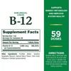 Liquid B-12 5000 mcg Sublingual B12 Energy Metabolism Support Expiry