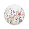 Kigai Wildflowers Coaster, Drinks Round Absorbent Stone Set with Ceramic