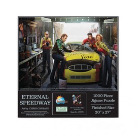 SUNSOUT INC - Eternal Speedway - 1000 pc Jigsaw Puzzle by Artist: Chris Consani - Finished Size 20" x 27" - MPN# 67078