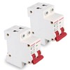 Pack of 2 DC Circuit Breakers, 1000 V DZ47-63Z-2P DC