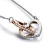 Larvincy To My Daughter Necklace from Mom or Dad With