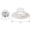 5 Pcs Replacement Flush Valve Seal & Clip Compatible with