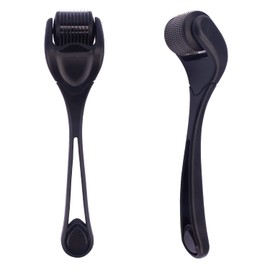 Beauty Roller 540 Stainless Steel Black MOOKARDILANE Facial Body Beard Hair Home Use w/Storage Case