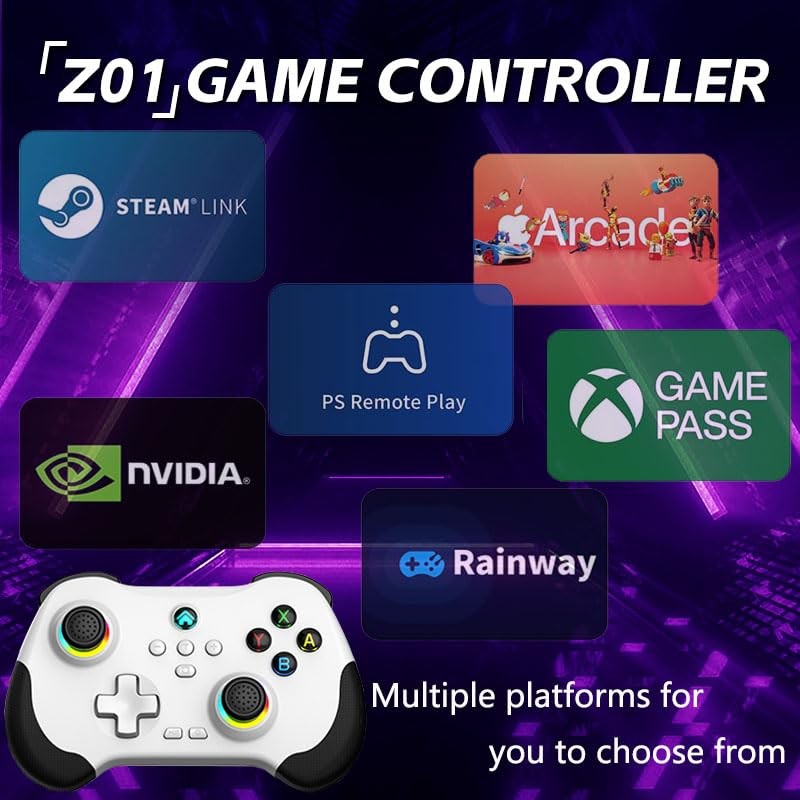 Joso Phone Controller for Steam Switch/PS/PC/Android/iOS, with Hall linear trgger,