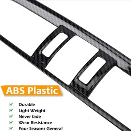 LEXLEY Carbon fiber Style Center Console Middle Air Vent Trim OEM Decoration Cover For Toyota 2019-2023 RAV4 Liminid/XLE preminm/adventure/TRD Off-Road,Not Fit XLE LE Base