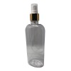 Meliars Botella Pet Oval 250 Ml Con Átomizador R24 Dorado