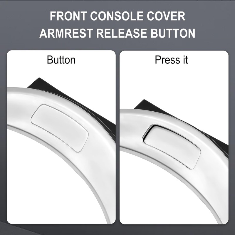 Front Console Cover Armrest Release Button Compatible with Mercedes-Benz