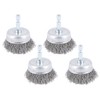 Aqevn 4pcs Wire Cup Brush Set, Wire Brush for Drilling