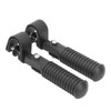 Pair of Motorcycle Foot Pegs Clamp Footrest Mount for 1in