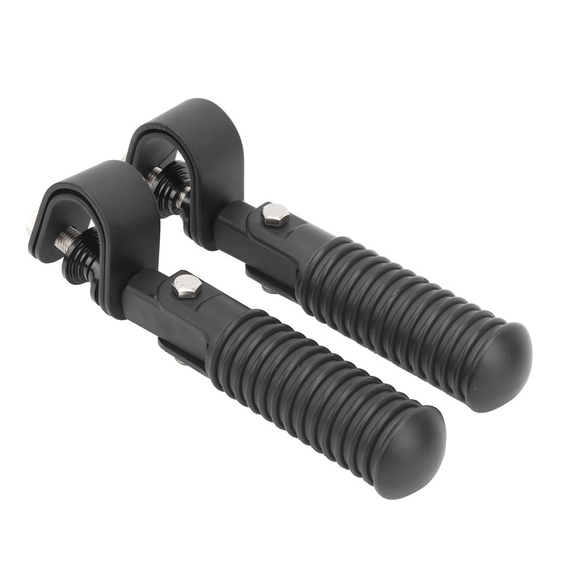 Pair of Motorcycle Foot Pegs Clamp Footrest Mount for 1in