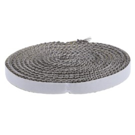 STOBAZA 1 Roll Wood Stove Gasket Rope Fiberglass Seal for Fireplaces High Temperature Resistant Flat Insulation Rope Easy to Cut Versatile for Boilers and Ovens Excellent Sealing