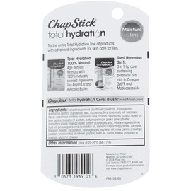 ChapStick Total Hydration Coral Blush 0.12 oz (Pack of 2)