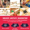 TOY2 Wooden Train Track Accessories - Plastic Track Connectors for