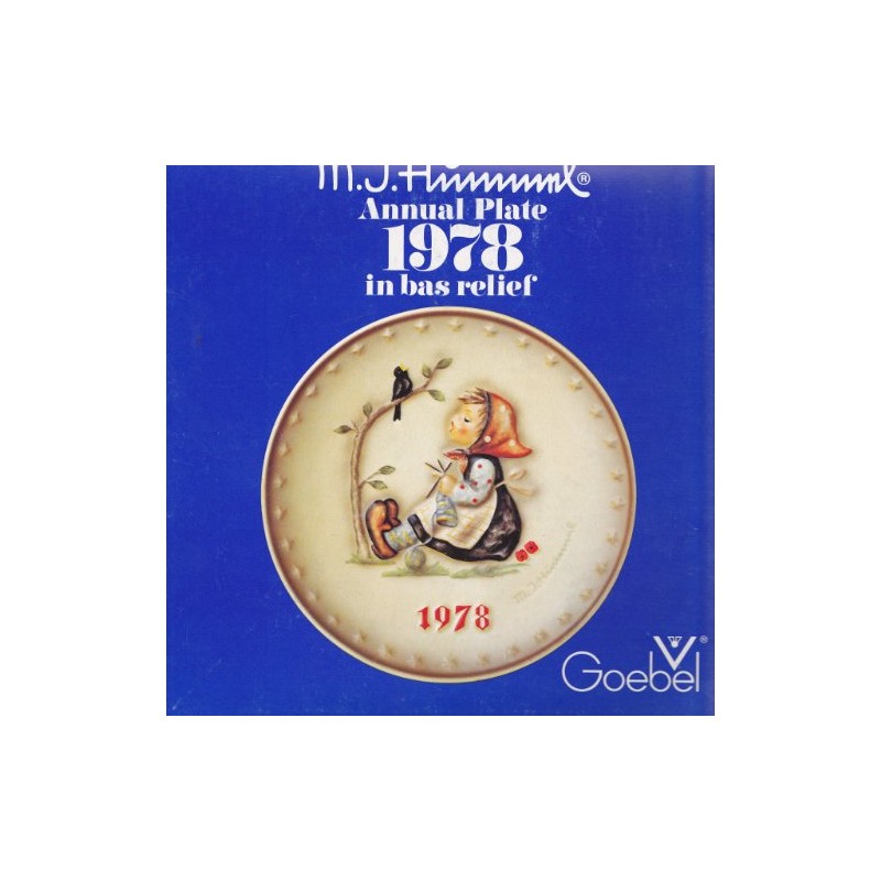 Happy Pastime 1978 GOEBEL MJ Hummel 8th Annual Collectors Plate