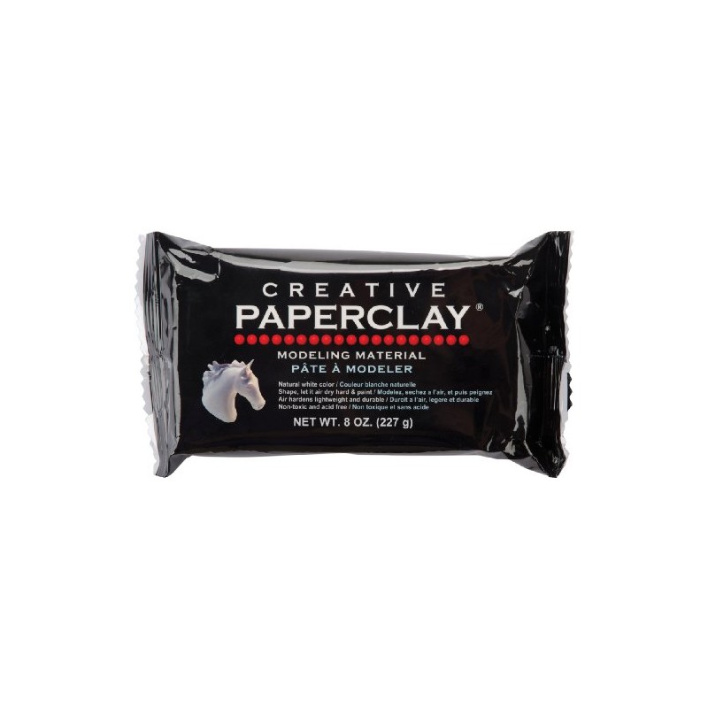 Creative Paper clay, 8 Ounces, White