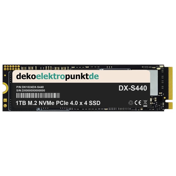 dekoelektropunktde 1TB M.2 NVMe SSD Hard Drive Suitable for Intel