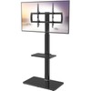Universal Floor TV Stand with Mount 80 Degree Swivel Height