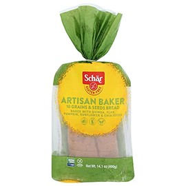 Schar Gluten Free Artisan Baker 10 Grain & Seeds Bread, 6 Count