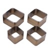 7PCS Leather Die Cutter Rounded Tetragonum 20‑50mm Leather Cutting Dies