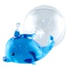 Falkart Cute Handmade Glasswork Float Dolphin Flower Width: 0.8 inches