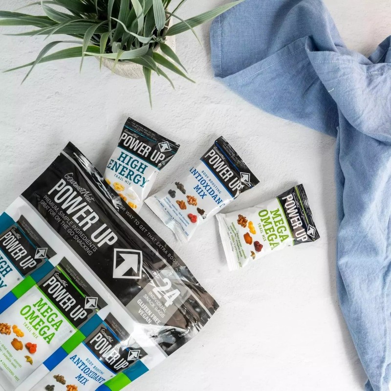 Power Up Trail Mix 100% Natural, Mega Omega Trail Mix,